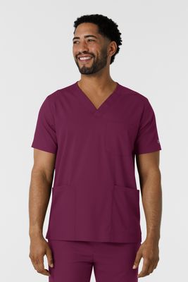 Casacca uomo 6351 scollo a V wine
