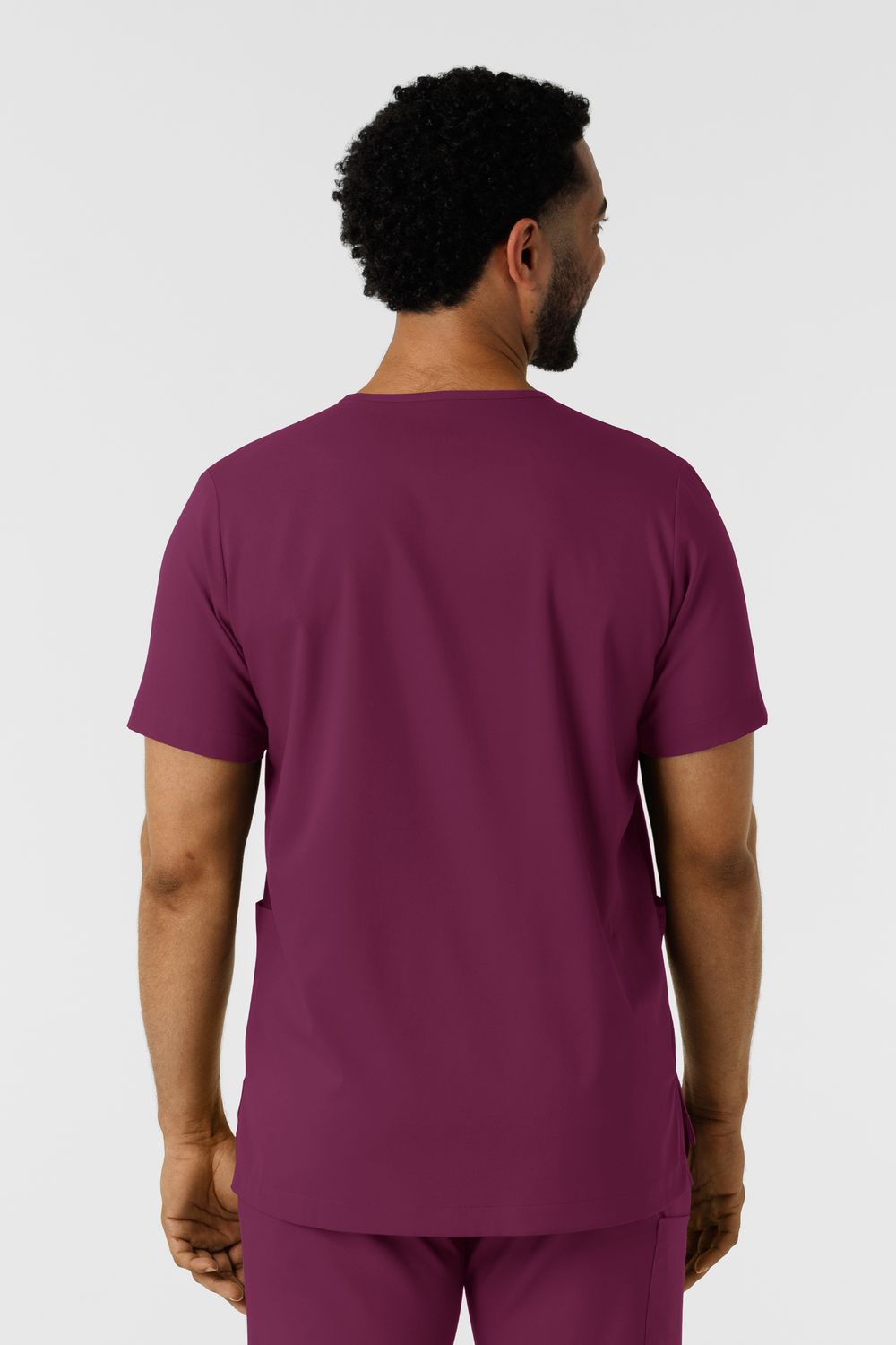 Casacca uomo 6351 scollo a V wine