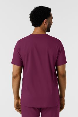 Casacca uomo 6351 scollo a V wine