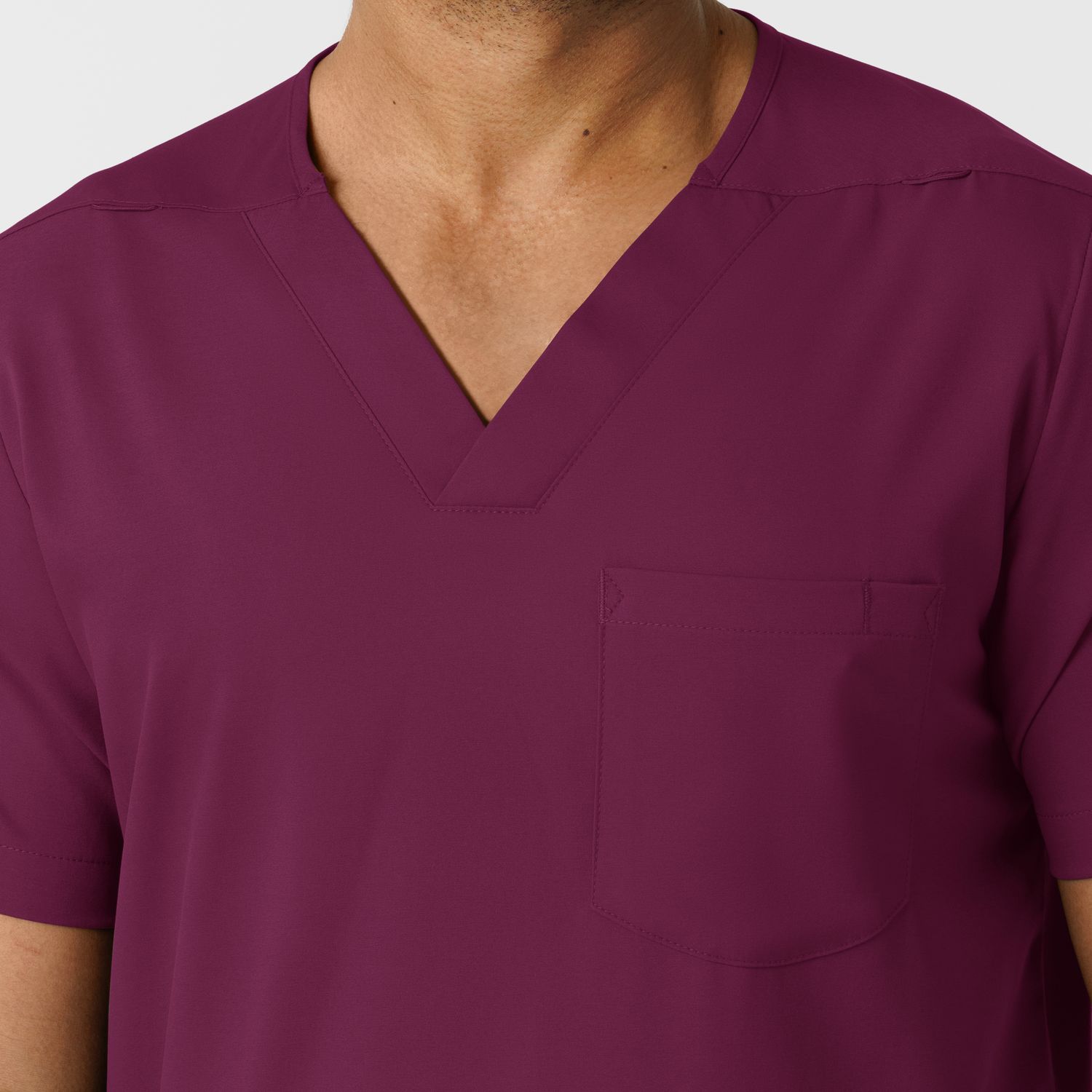 Casacca uomo 6351 scollo a V wine