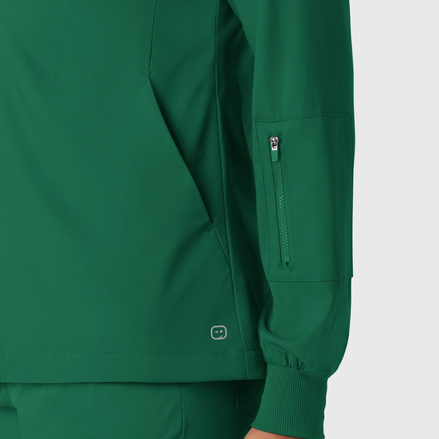 Casacca donna 8151 manica lunga e zip hunter