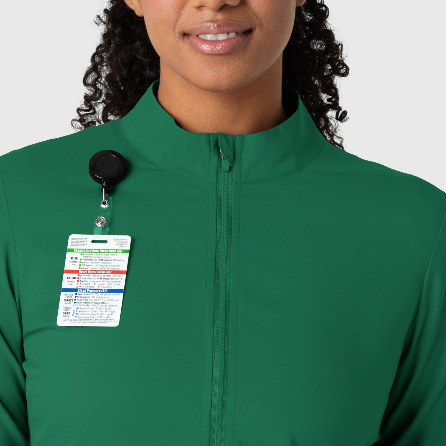 Casacca donna 8151 manica lunga e zip hunter