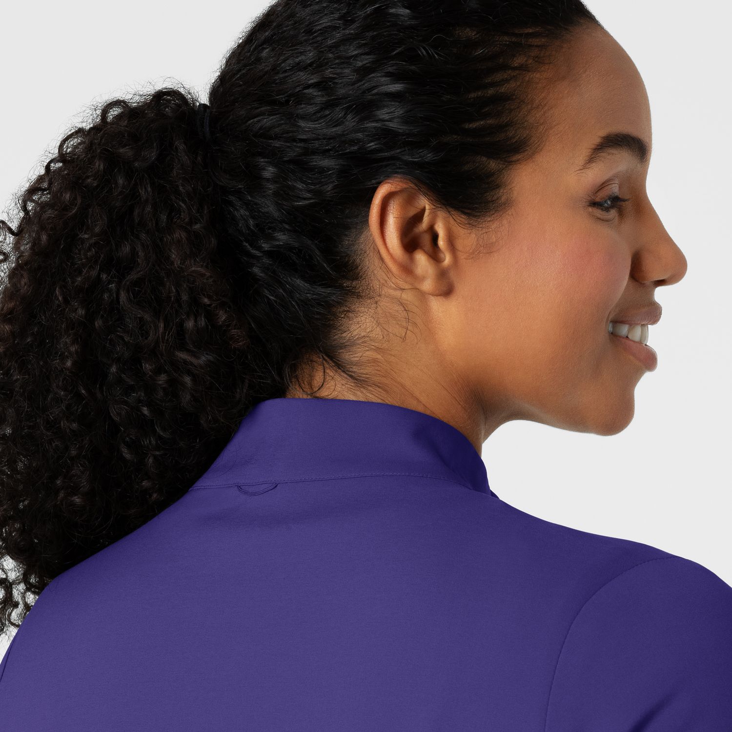 Casacca donna 8151 manica lunga e zip grape