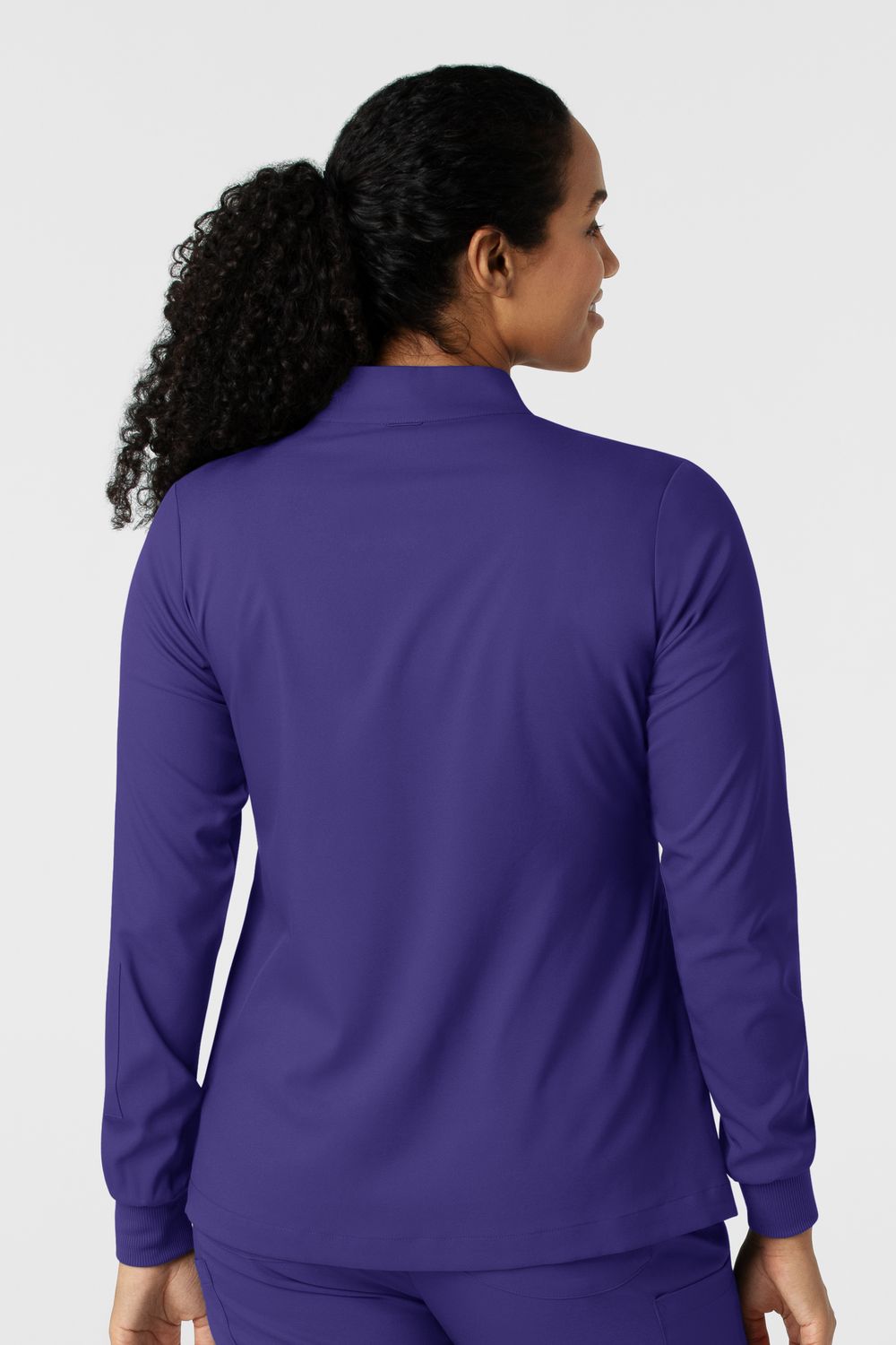 Casacca donna 8151 manica lunga e zip grape