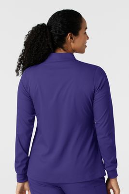Casacca donna 8151 manica lunga e zip grape