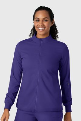 Casacca donna 8151 manica lunga e zip grape