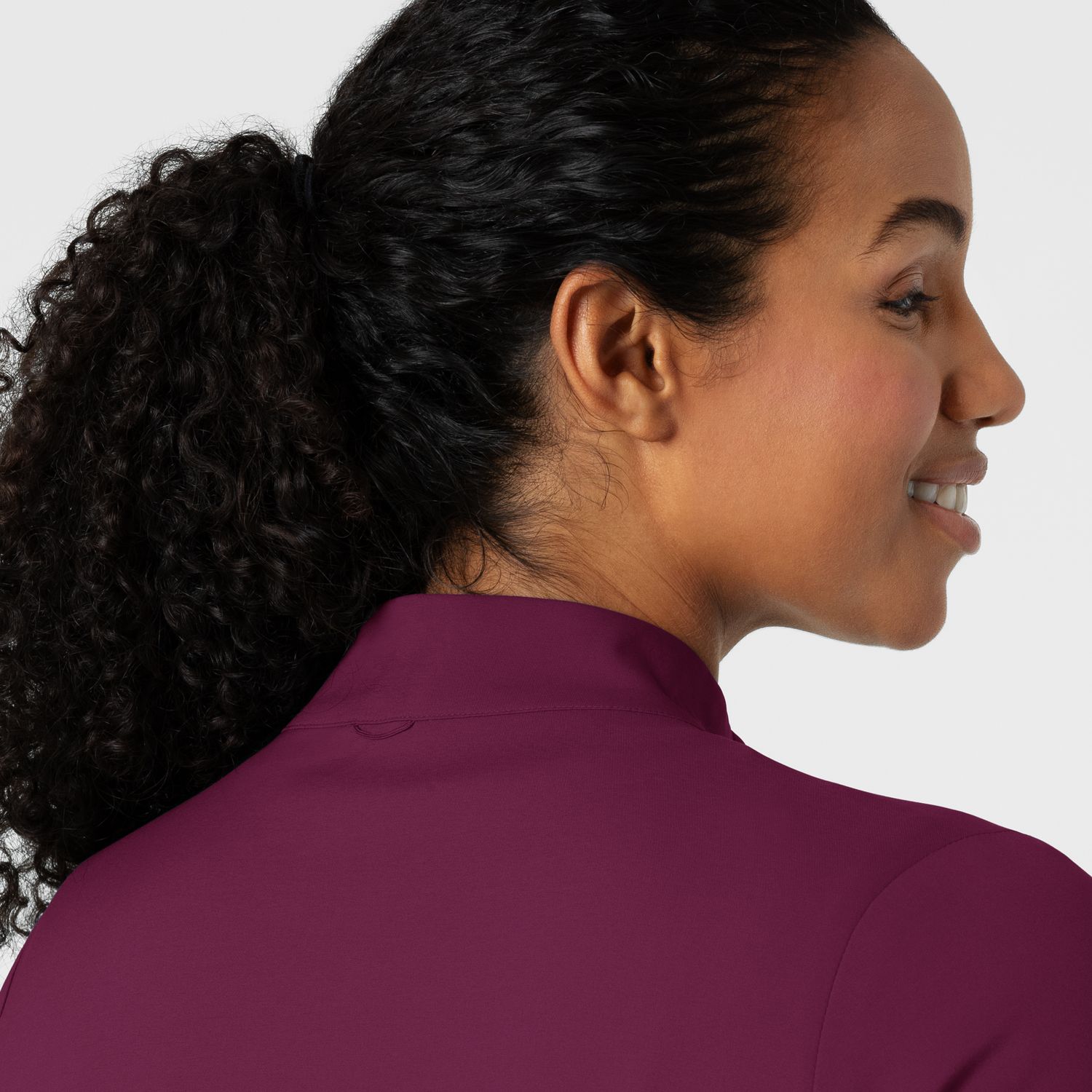 Casacca donna 8151 manica lunga e zip wine
