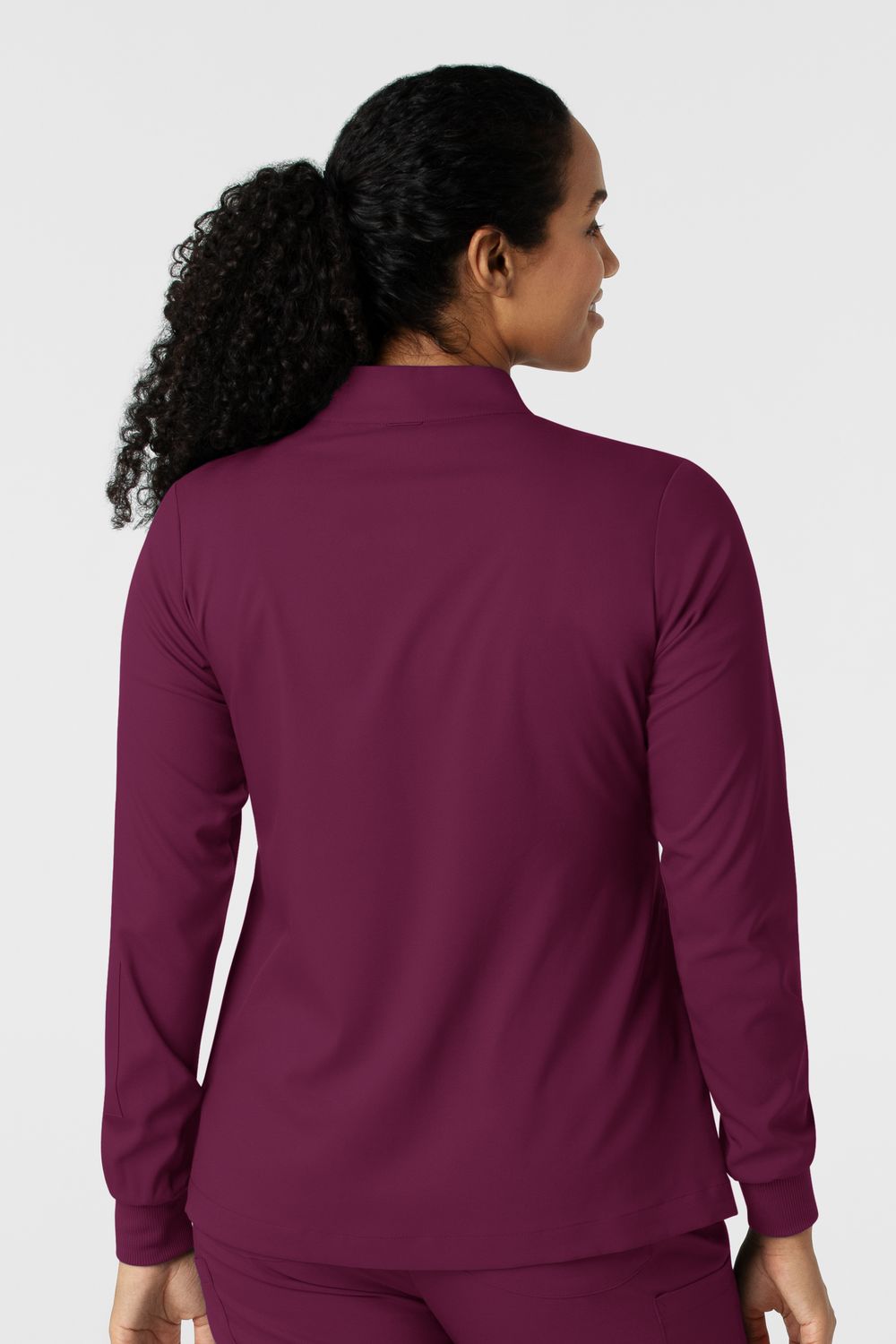 Casacca donna 8151 manica lunga e zip wine
