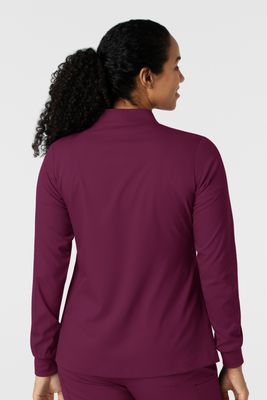 Casacca donna 8151 manica lunga e zip wine