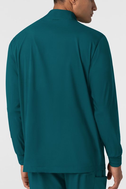 Casacca uomo 8351 manica lunga e zip caribbean blue