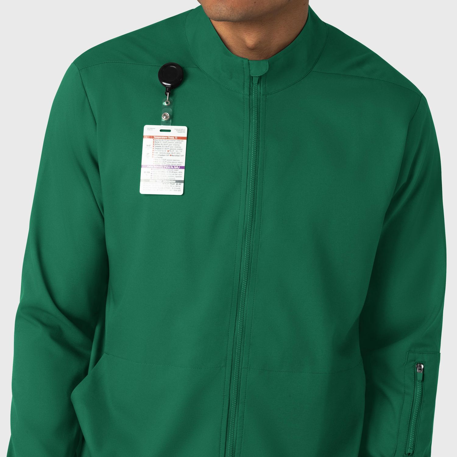 Casacca uomo 8351 manica lunga e zip hunter