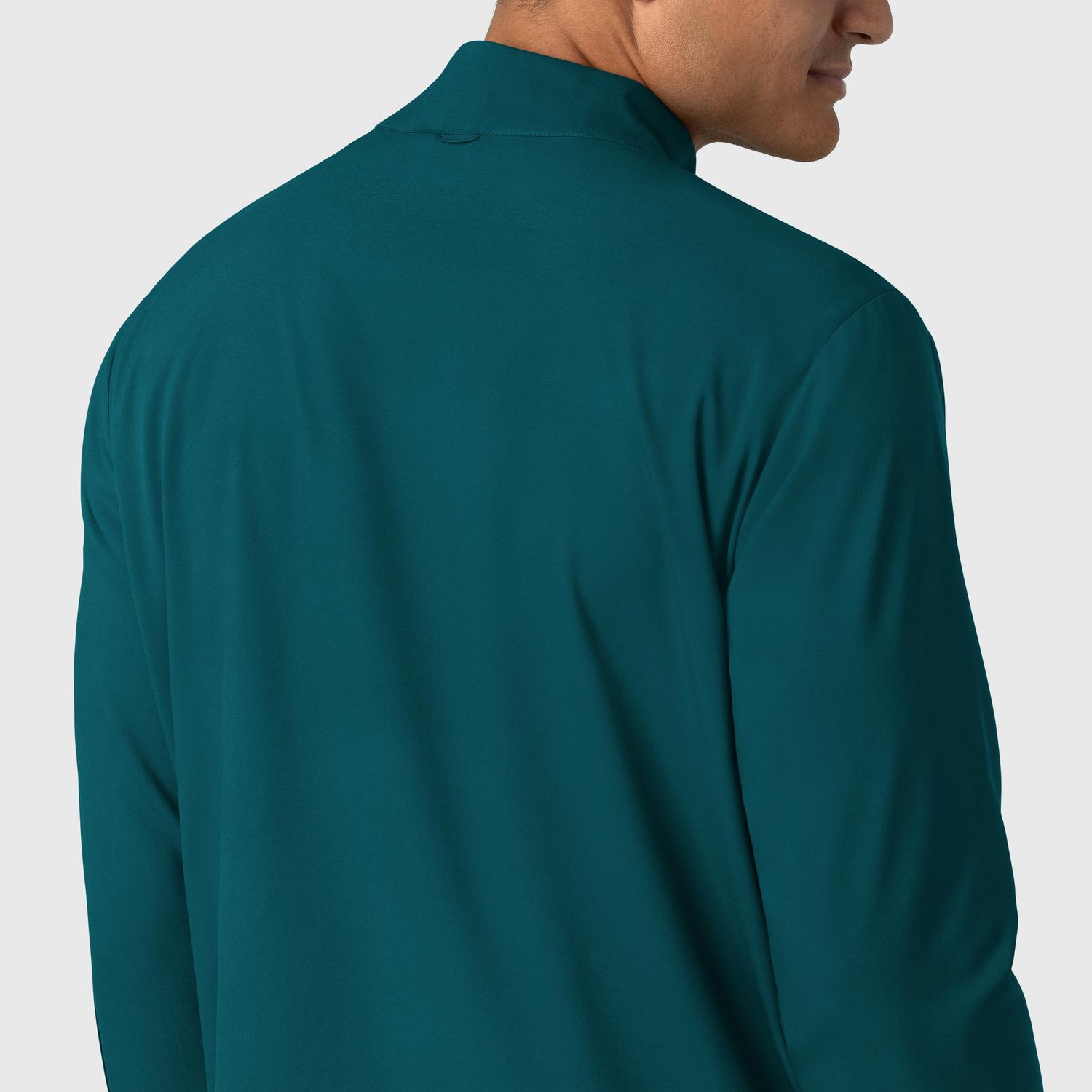 Casacca uomo 8351 manica lunga e zip caribbean blue