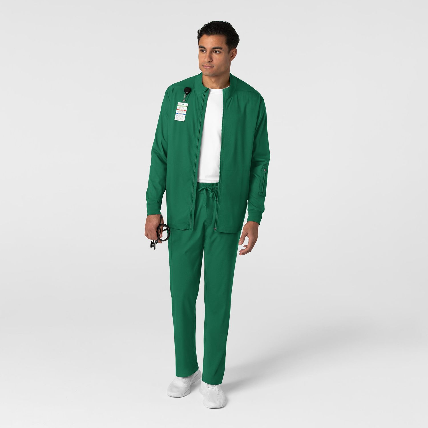 Casacca uomo 8351 manica lunga e zip hunter