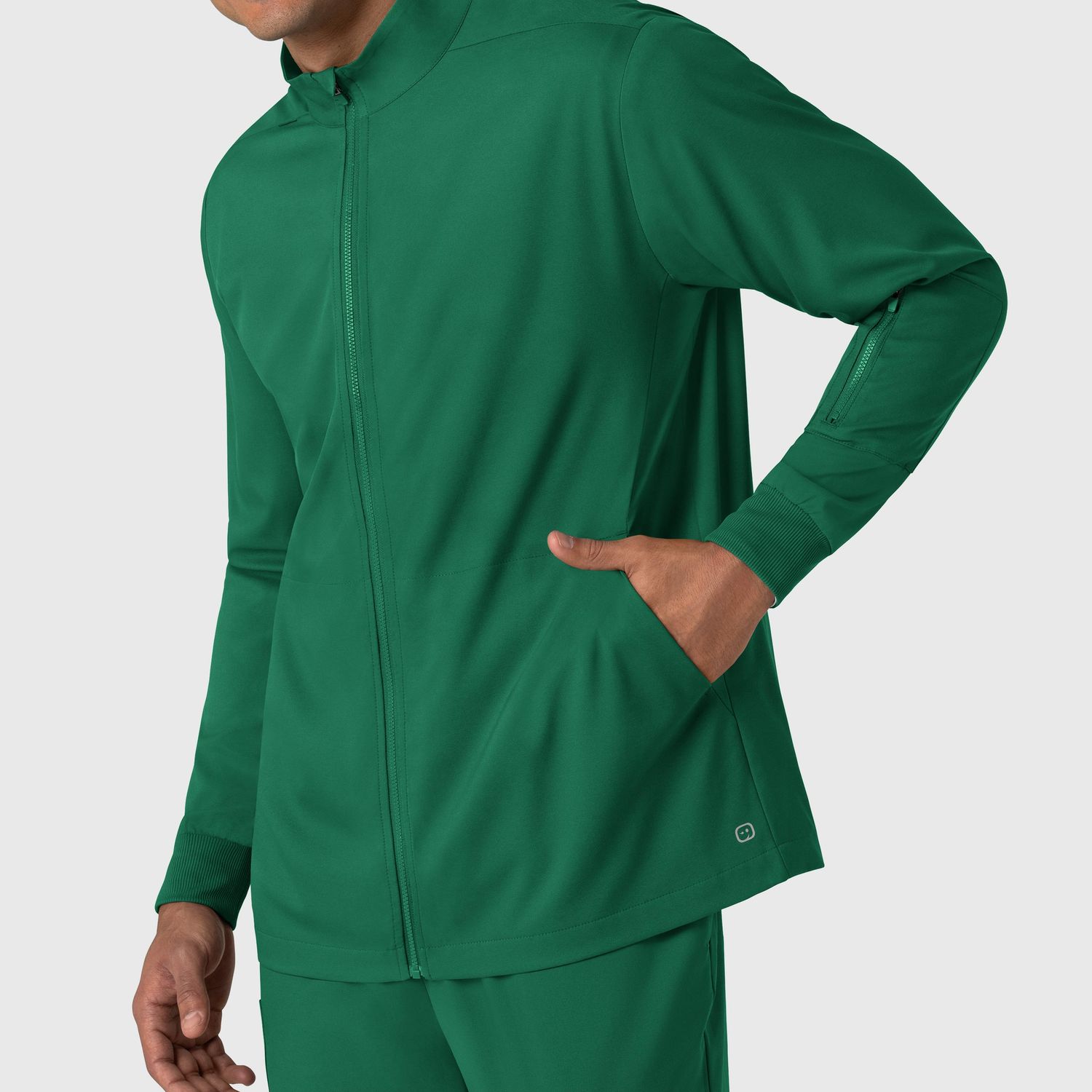 Casacca uomo 8351 manica lunga e zip hunter