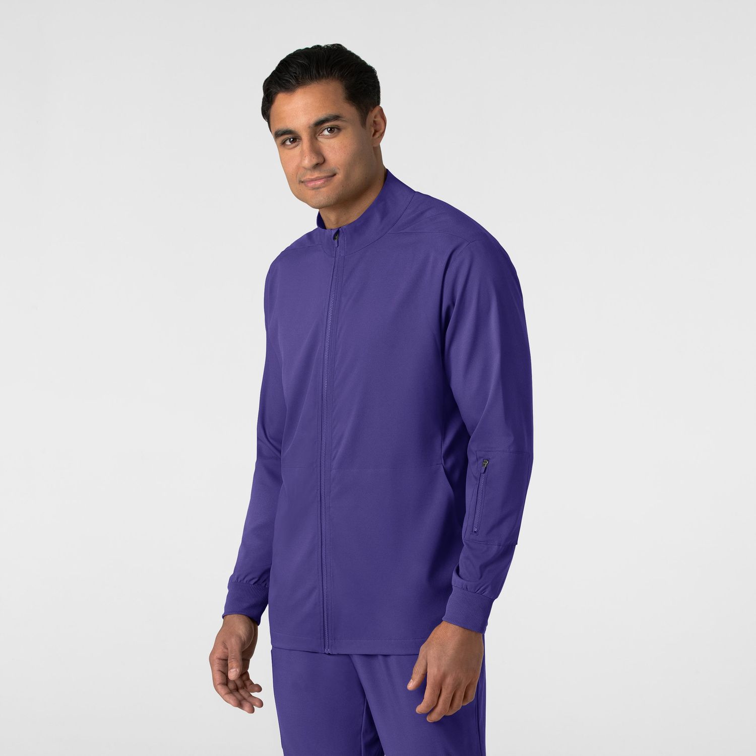 Casacca uomo 8351 manica lunga e zip grape