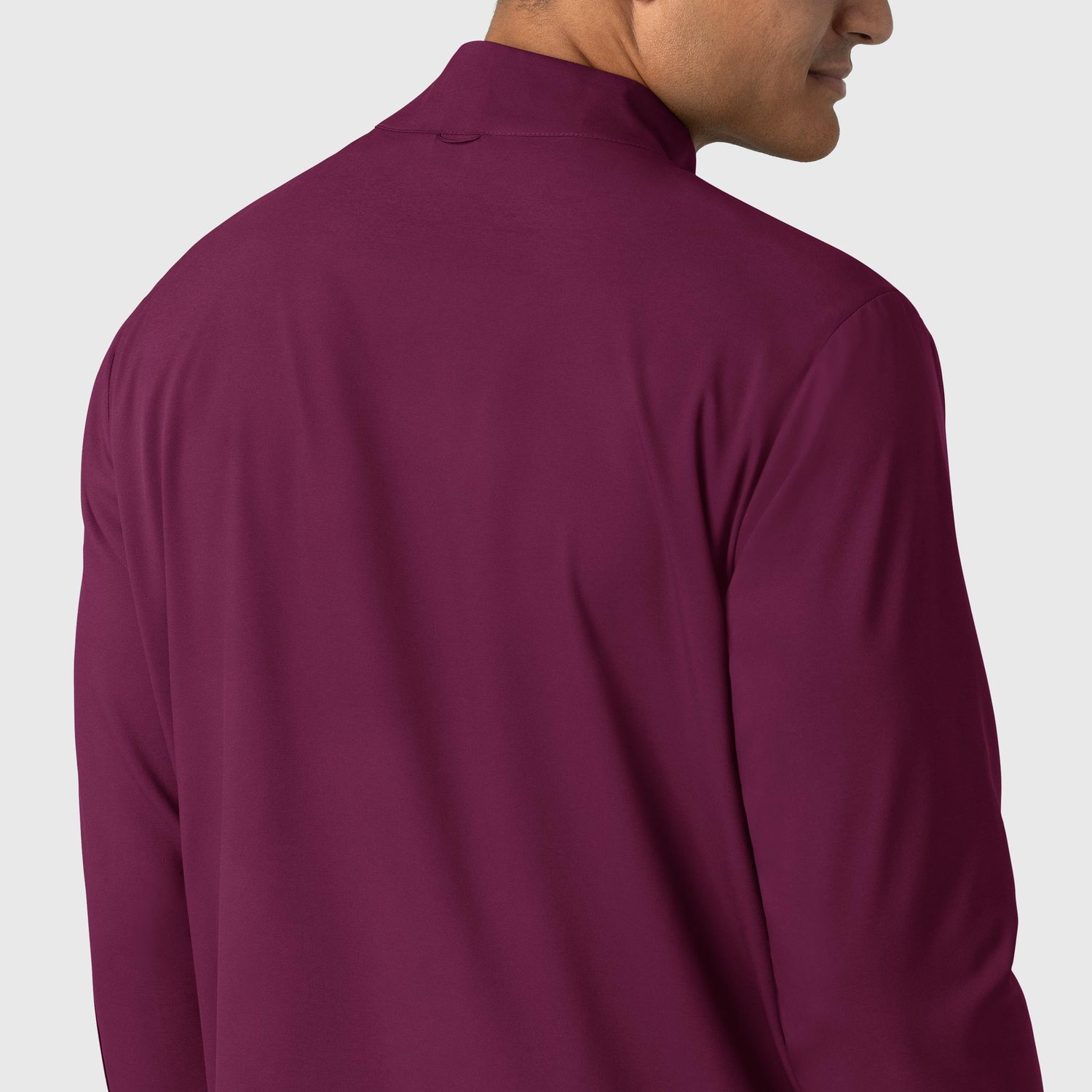 Casacca uomo 8351 manica lunga e zip wine