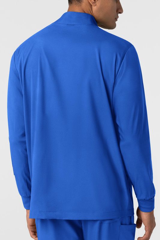 Casacca uomo 8351 manica lunga e zip royal blue