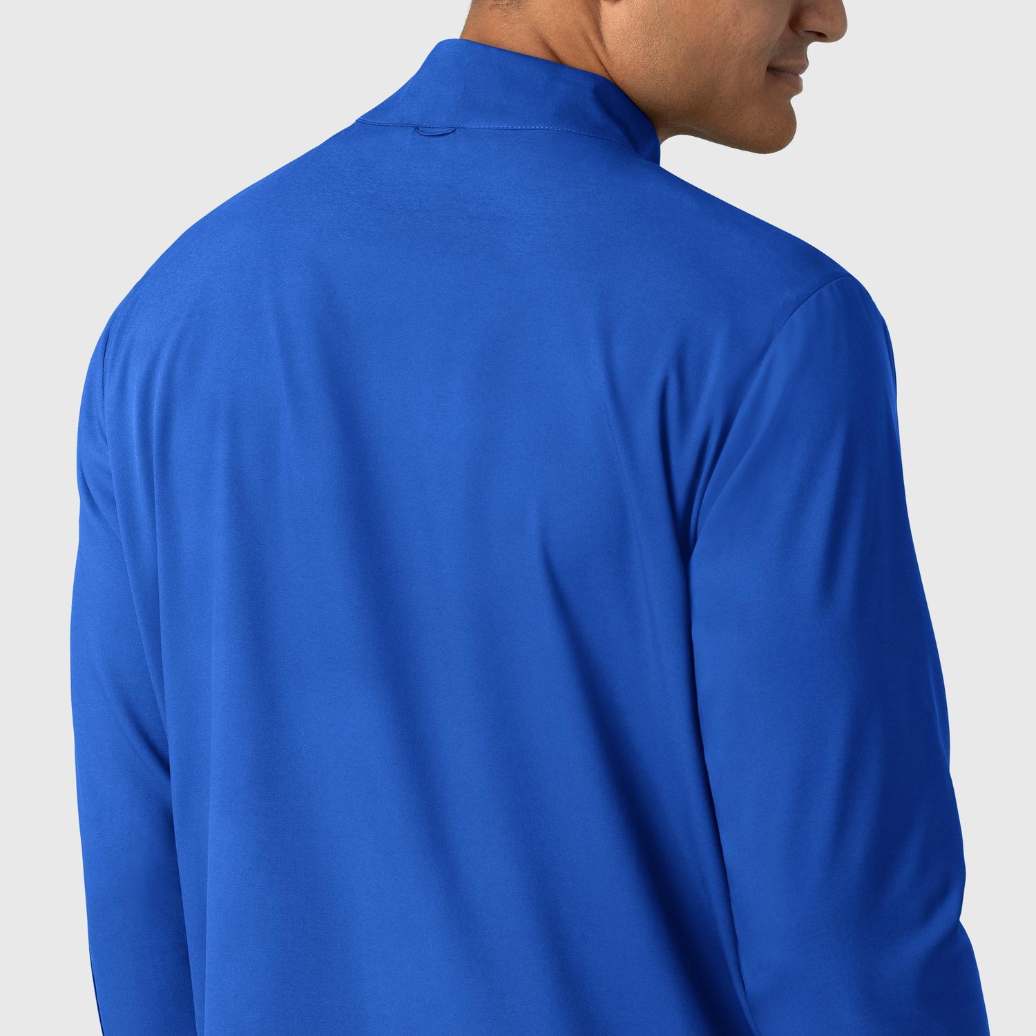 Casacca uomo 8351 manica lunga e zip royal blue