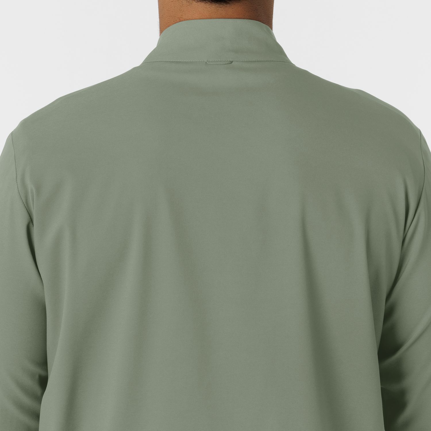 Casacca uomo 8351 manica lunga e zip sage