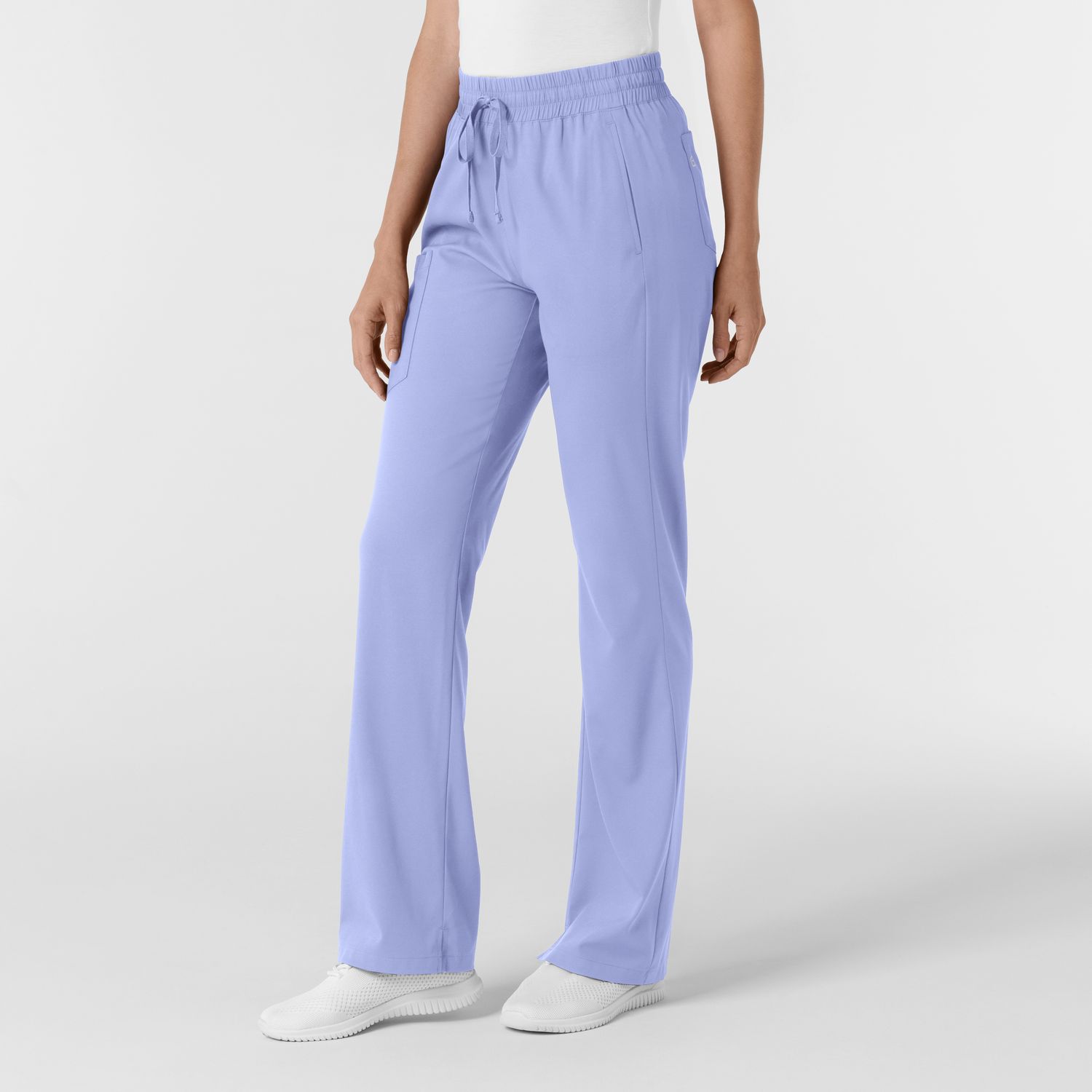 Pantalone donna 5251 svasato ceil blue