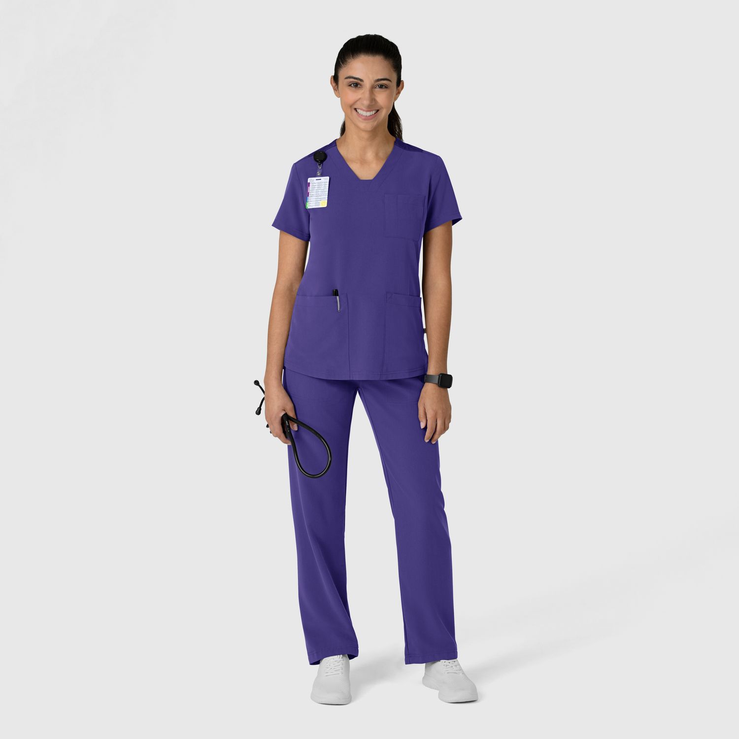 Casacca donna 6132 scollo a V grape