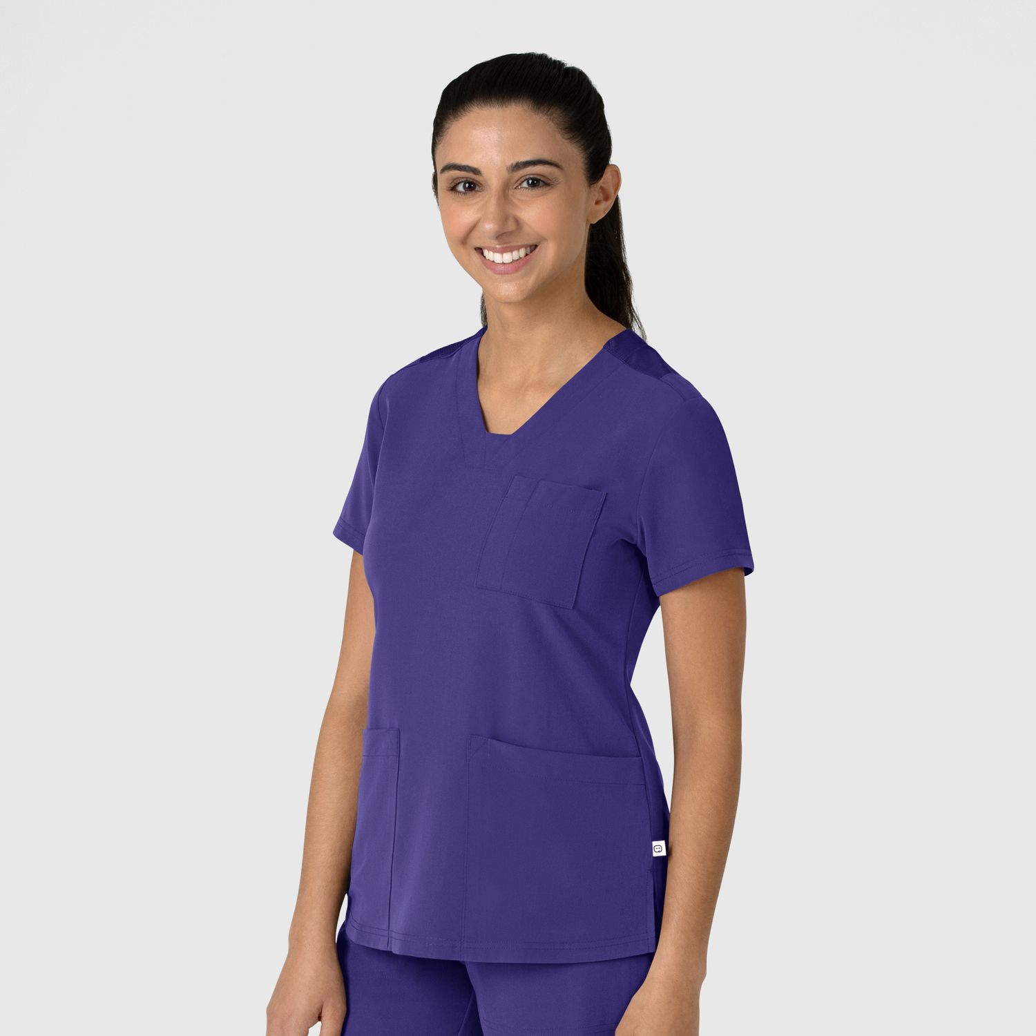 Casacca donna 6132 scollo a V grape