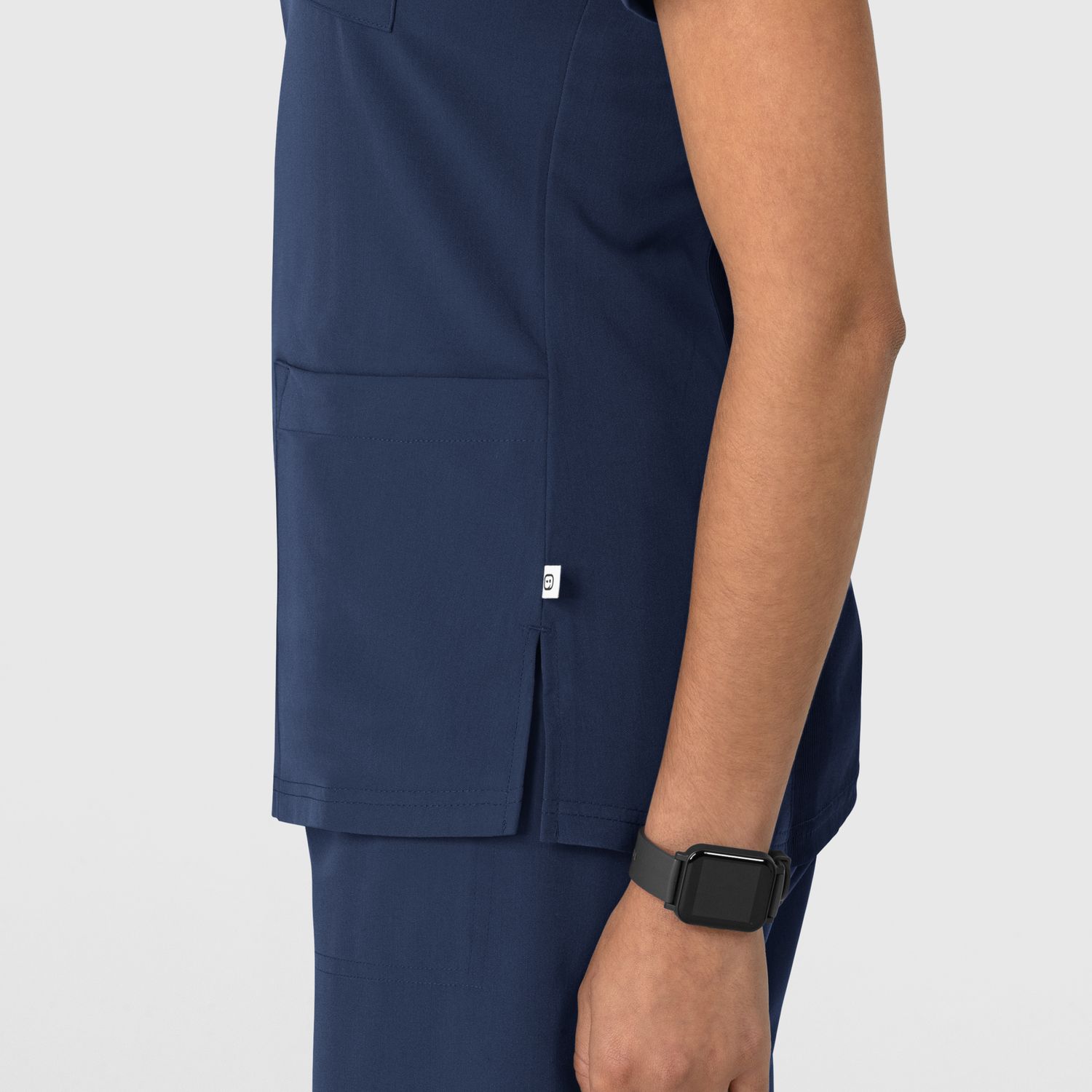 Casacca donna 6132 scollo a V navy blue