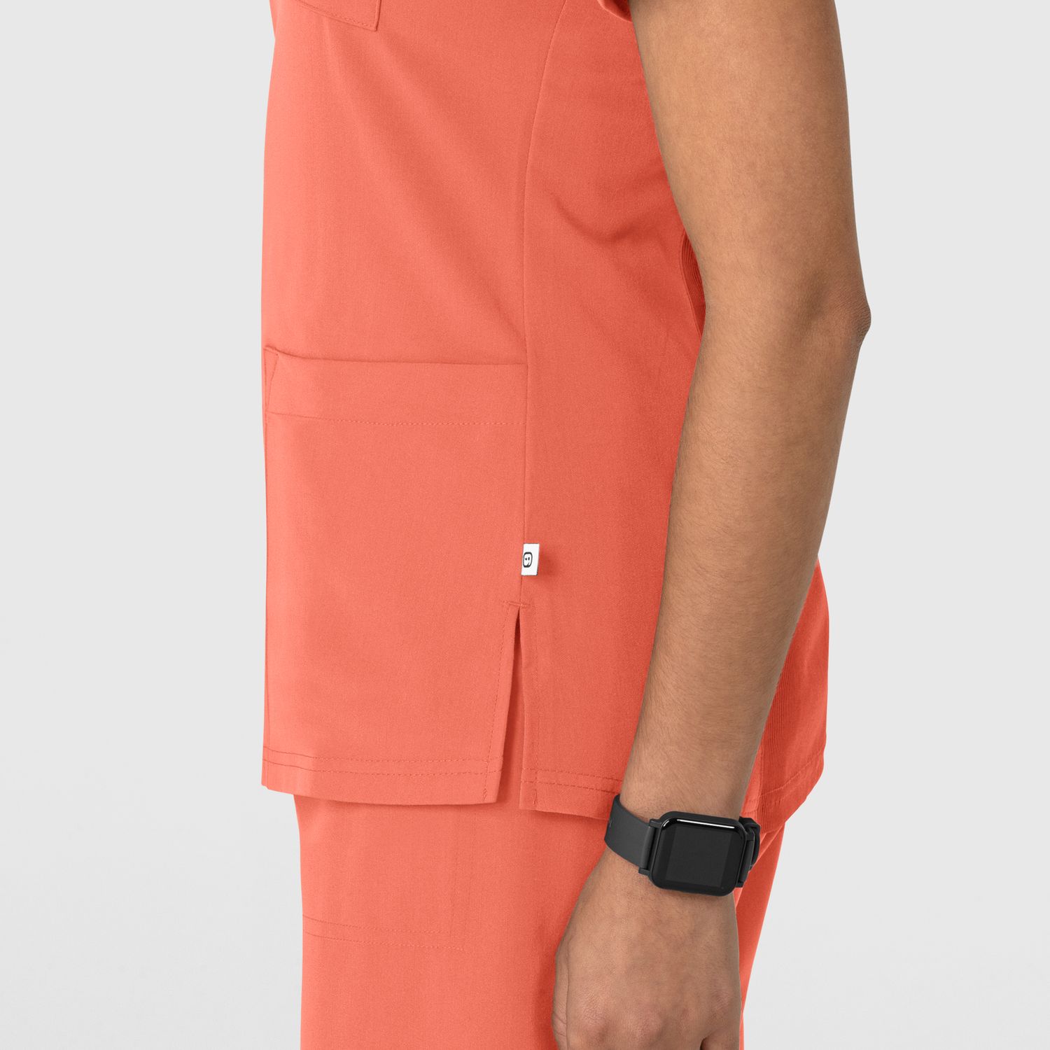 Casacca donna 6132 scollo a V sugar coral