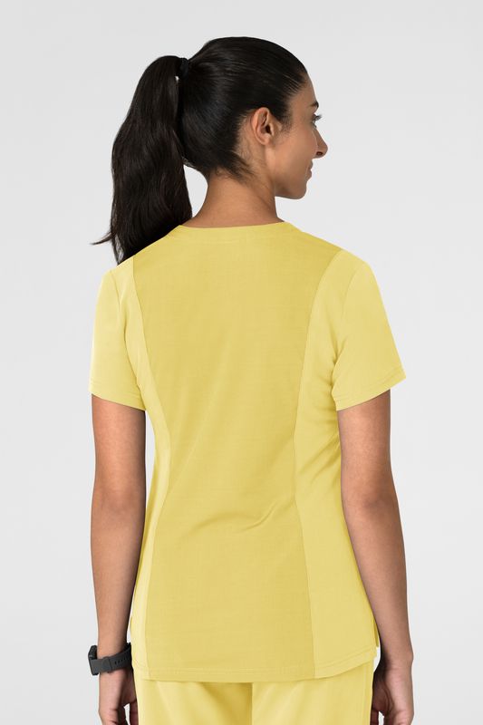 Casacca donna 6132 scollo a V sunrise yellow