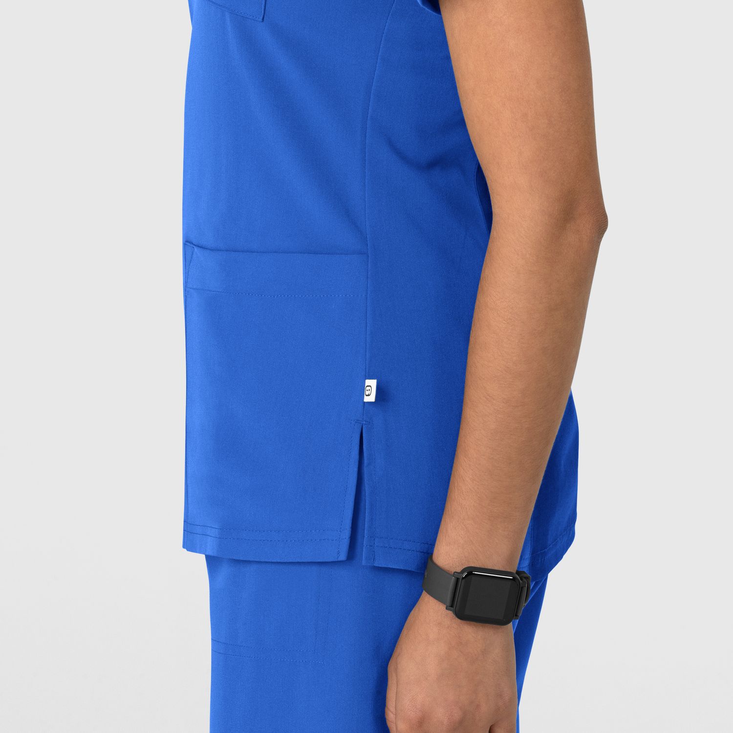 Casacca donna 6132 scollo a V royal blue