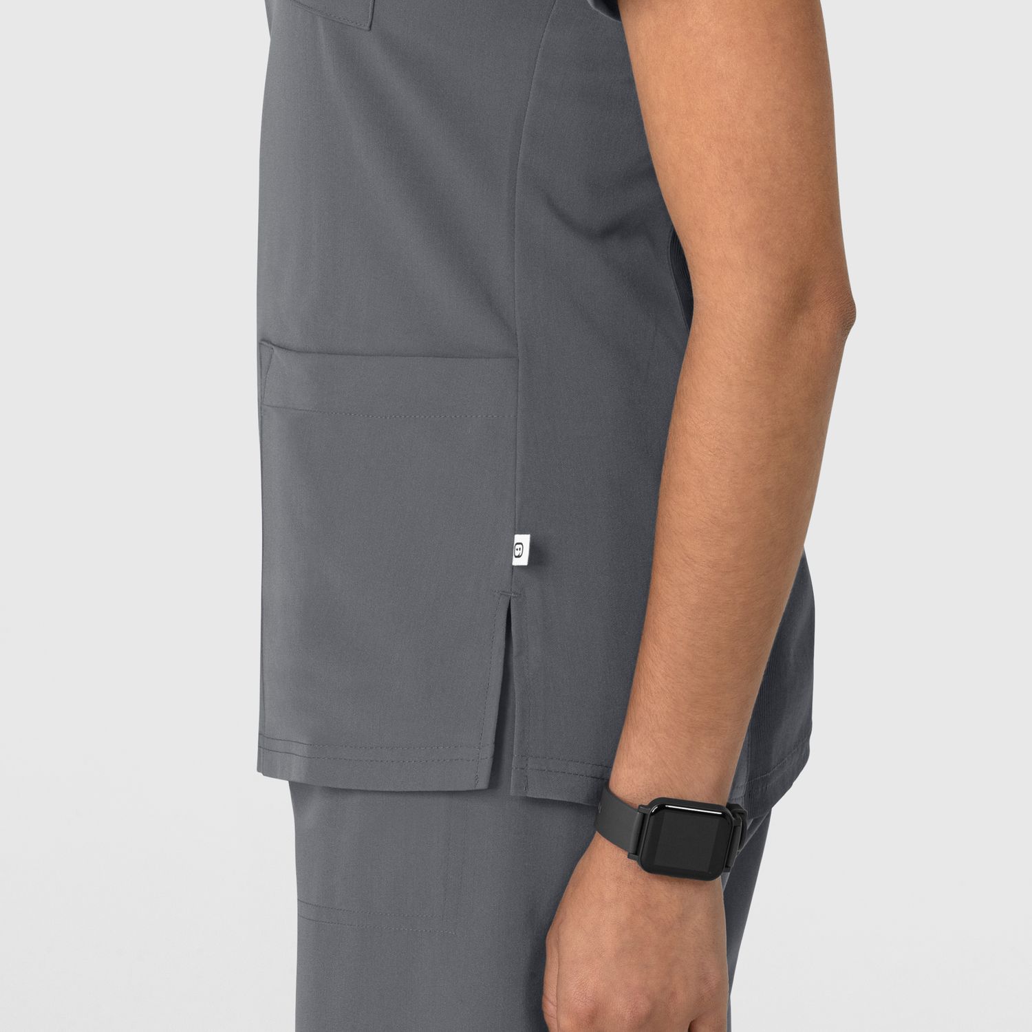 Casacca donna 6132 scollo a V pewter