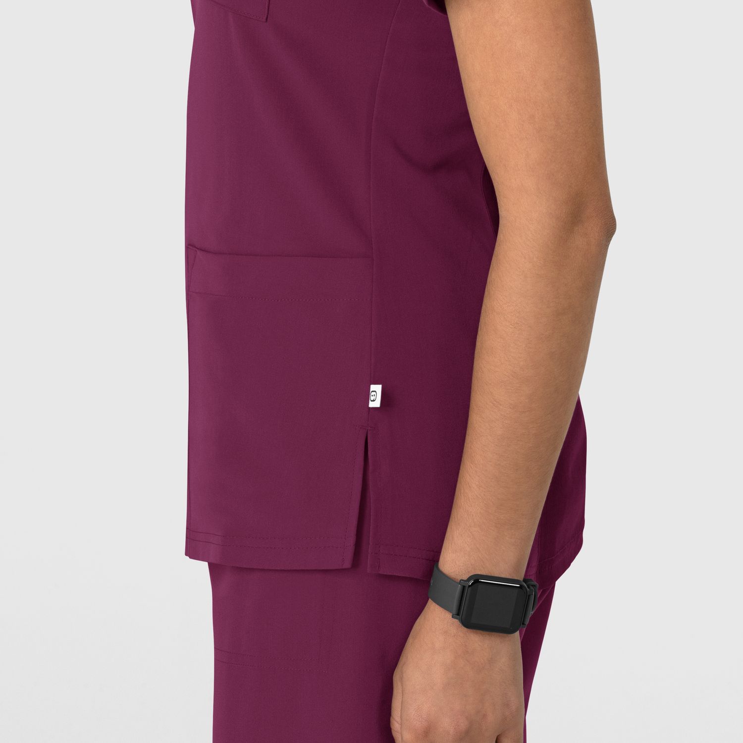 Casacca donna 6132 scollo a V wine