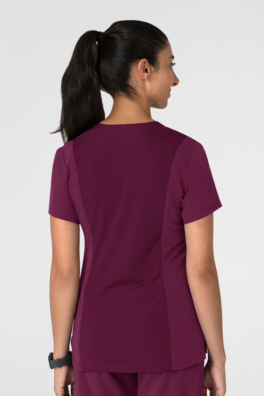Casacca donna 6132 scollo a V wine