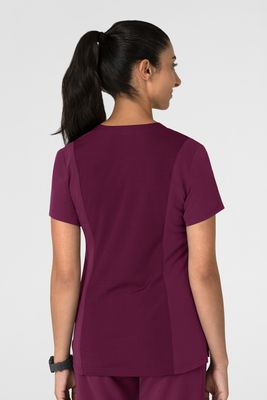 Casacca donna 6132 scollo a V wine