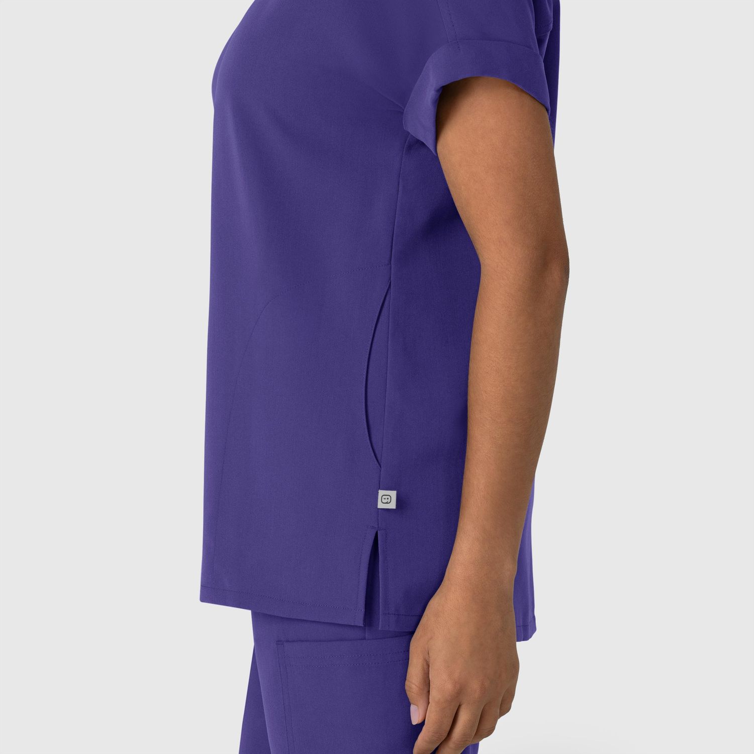 Casacca donna 6232 scollo a V spalle basse grape