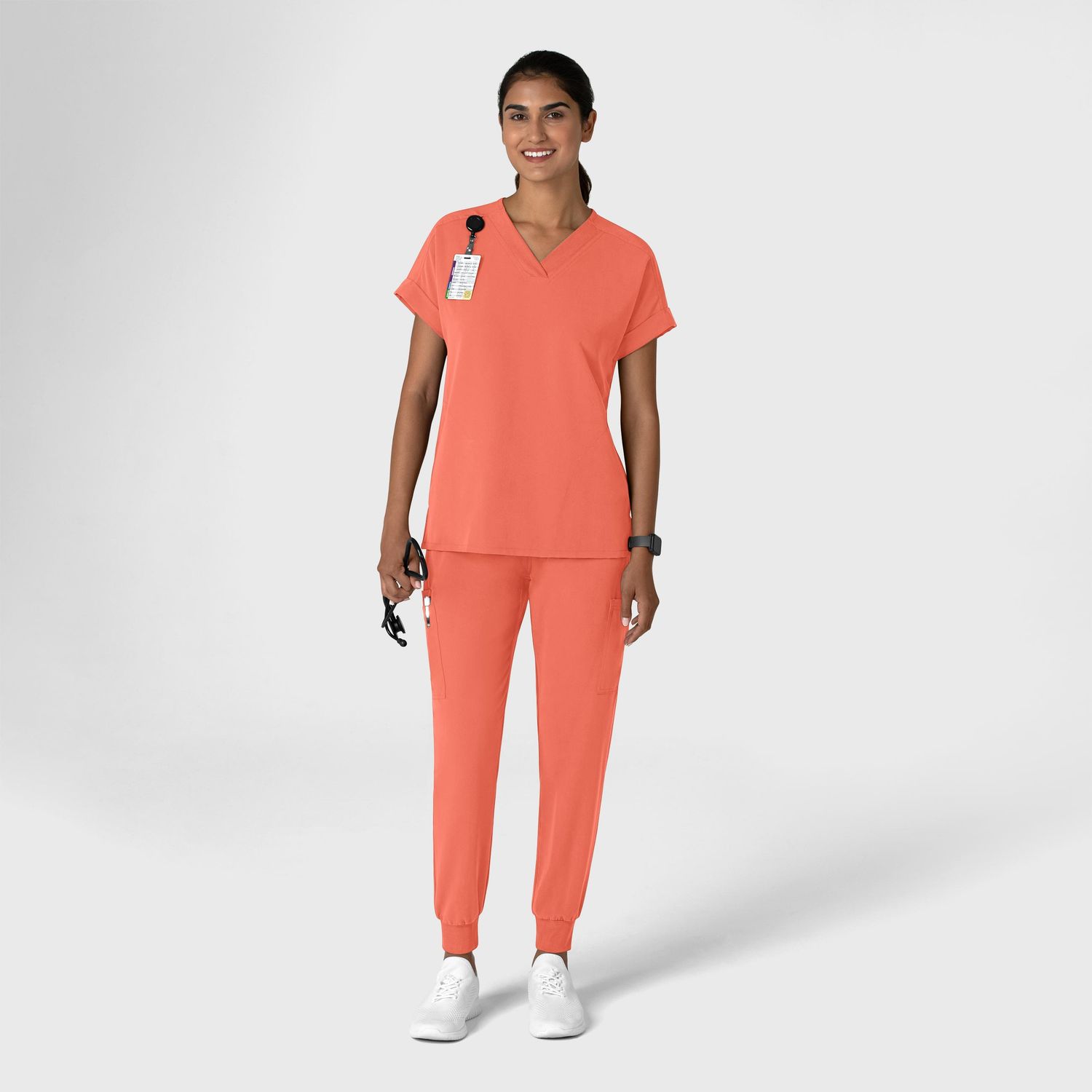 Pantalone donna 5132 jogger sugar coral