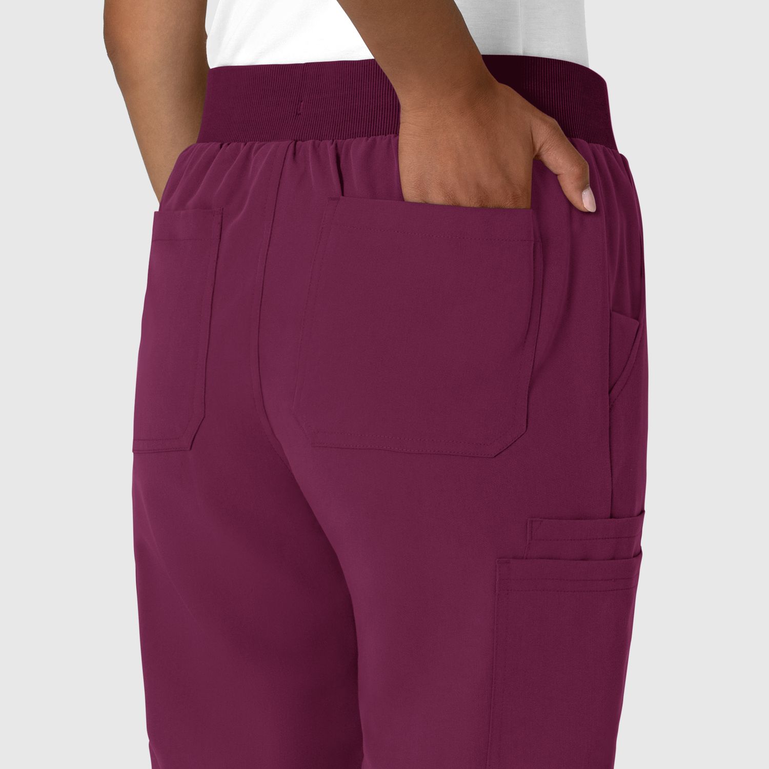 Pantalone donna 5132 jogger wine