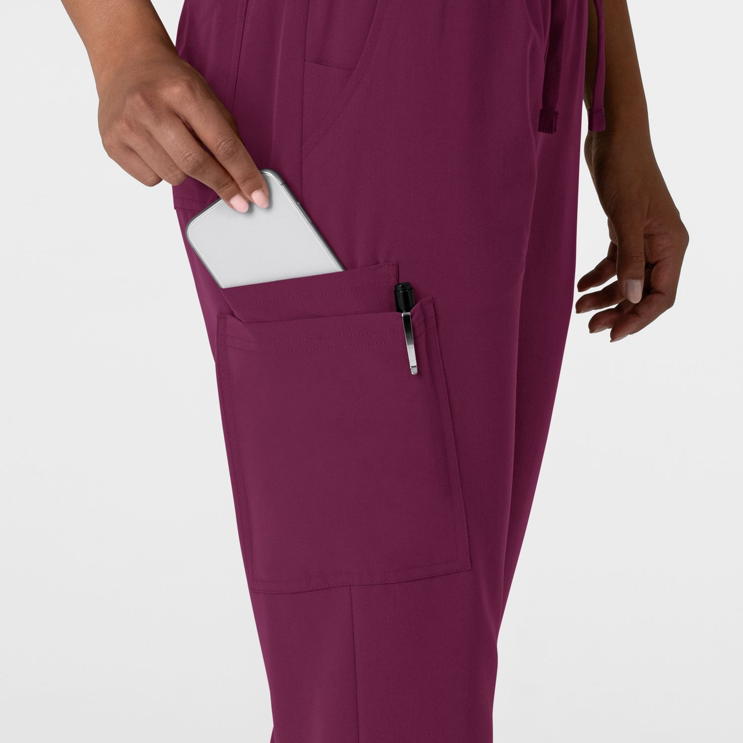 Pantalone donna 5132 jogger wine