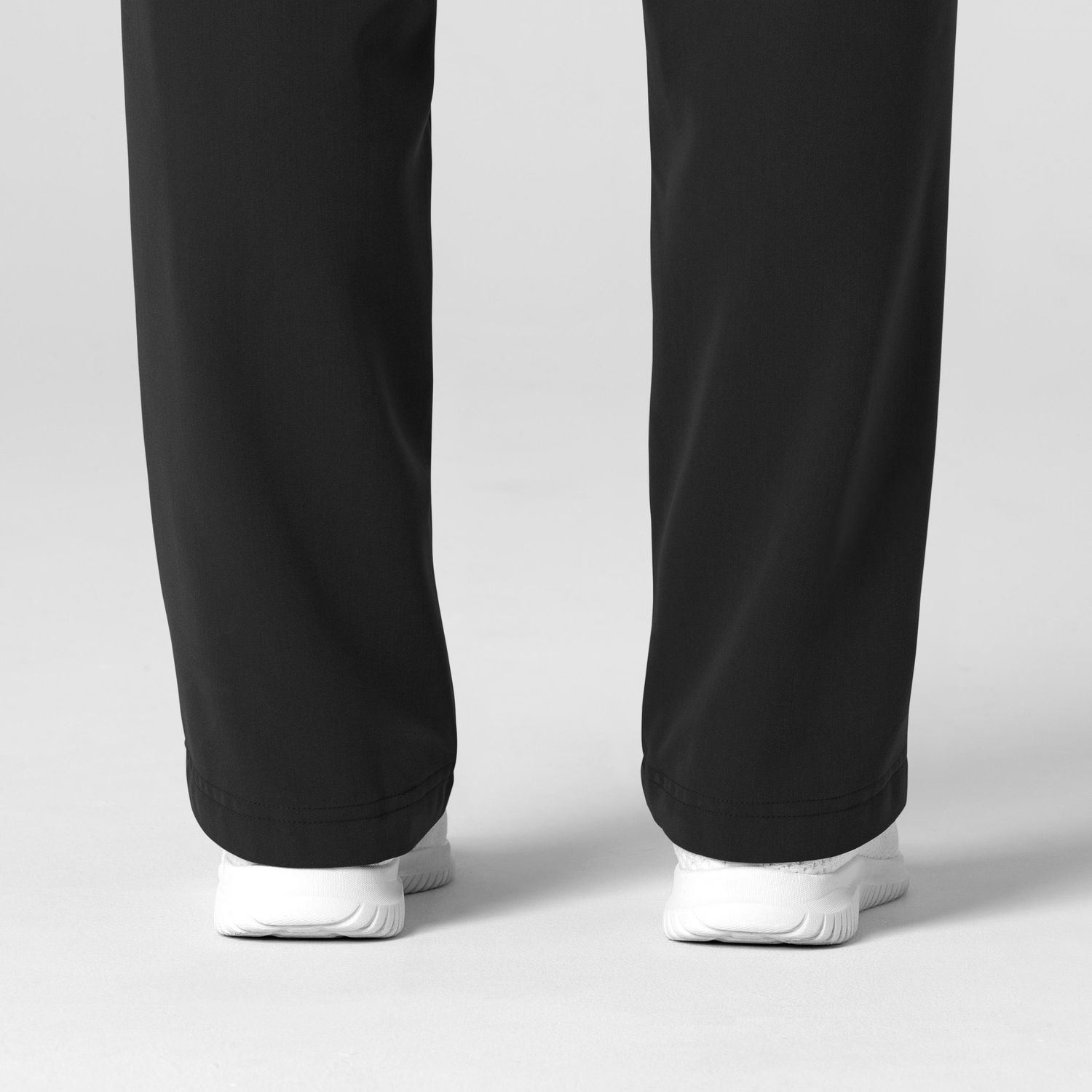 Pantalone donna 5232 con orlo allungato black