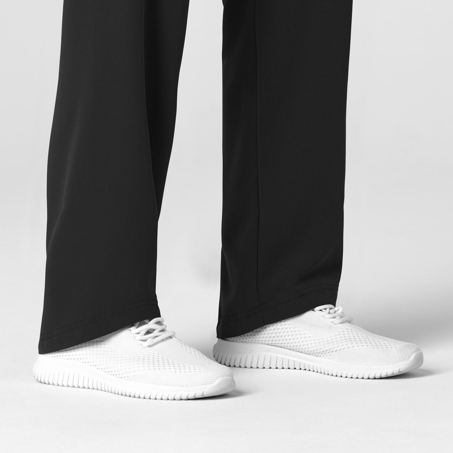 Pantalone donna 5232 con orlo allungato black