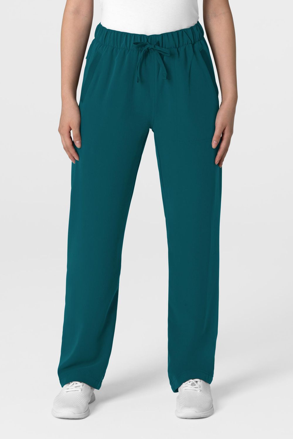 Pantalone donna 5232 con orlo allungato caribbean blue