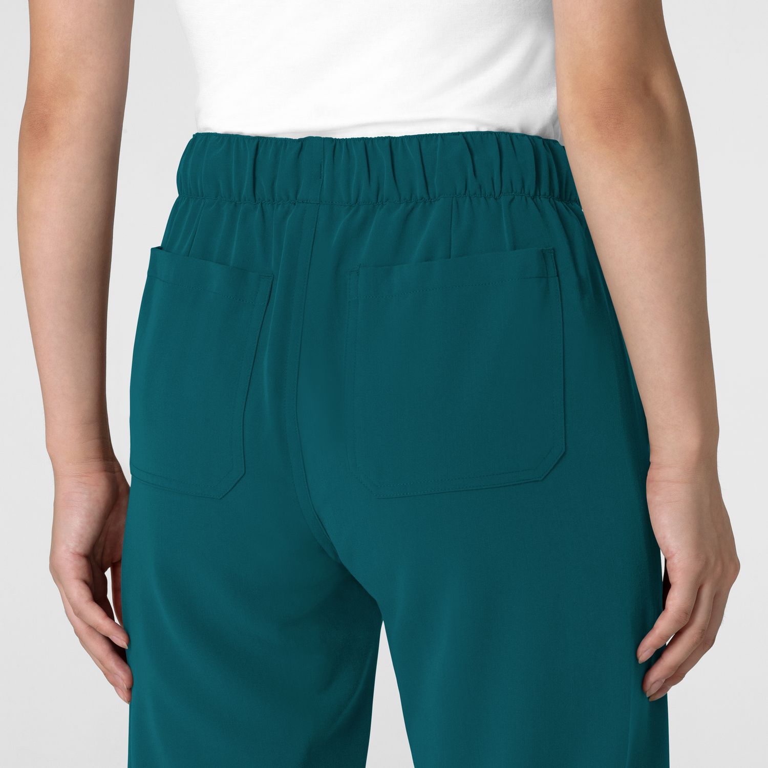 Pantalone donna 5232 con orlo allungato caribbean blue