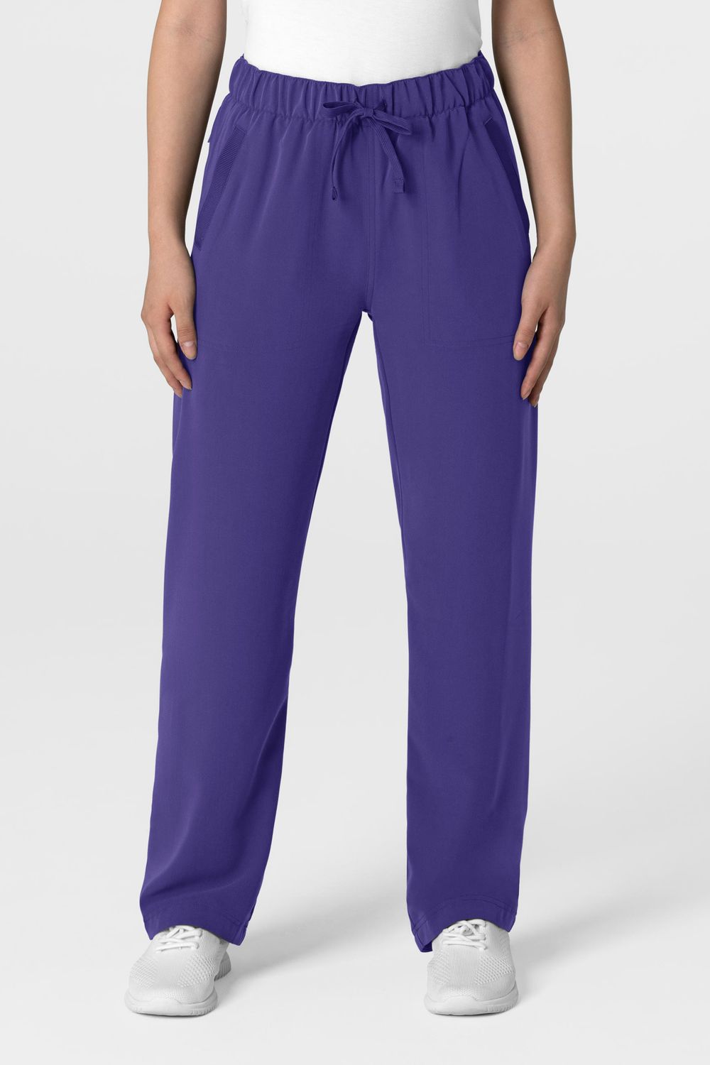 Pantalone donna 5232 con orlo allungato grape