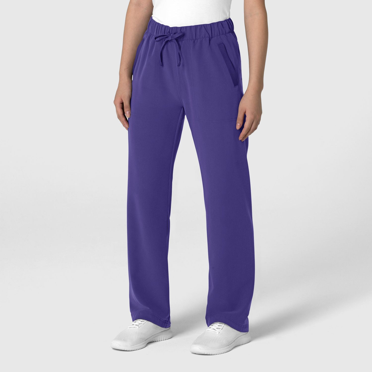 Pantalone donna 5232 con orlo allungato grape