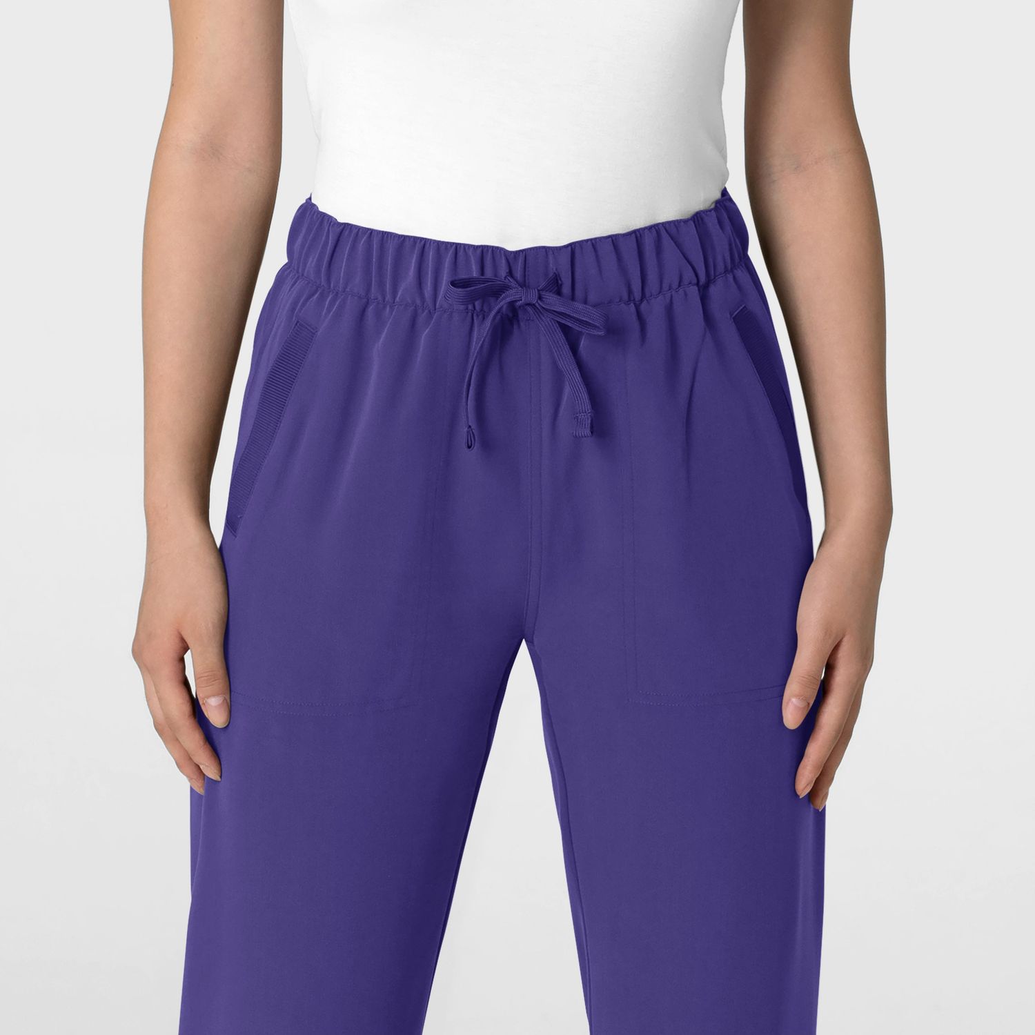 Pantalone donna 5232 con orlo allungato grape