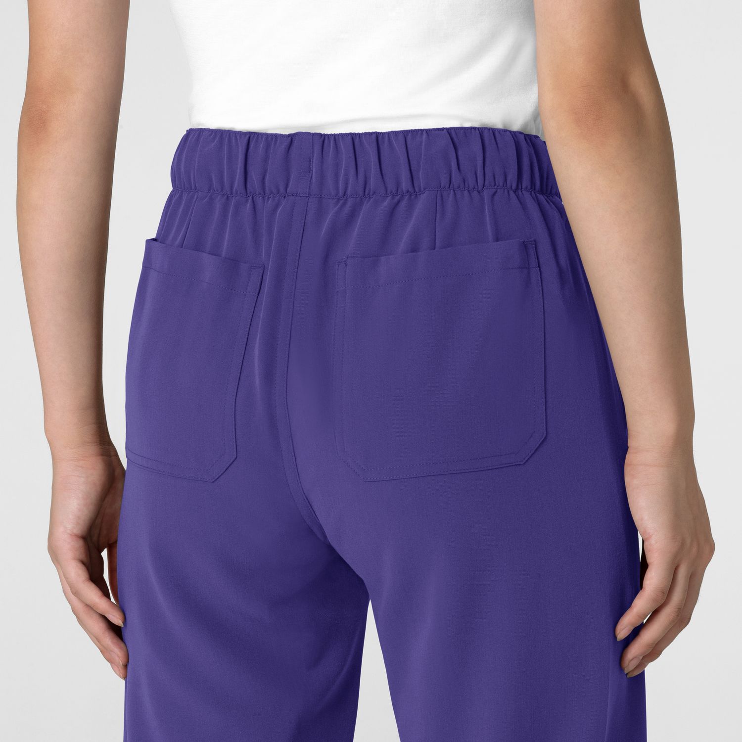 Pantalone donna 5232 con orlo allungato grape