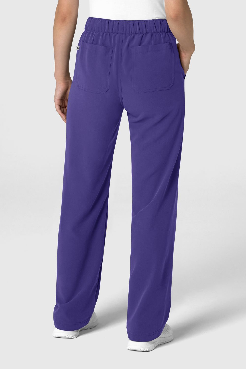 Pantalone donna 5232 con orlo allungato grape