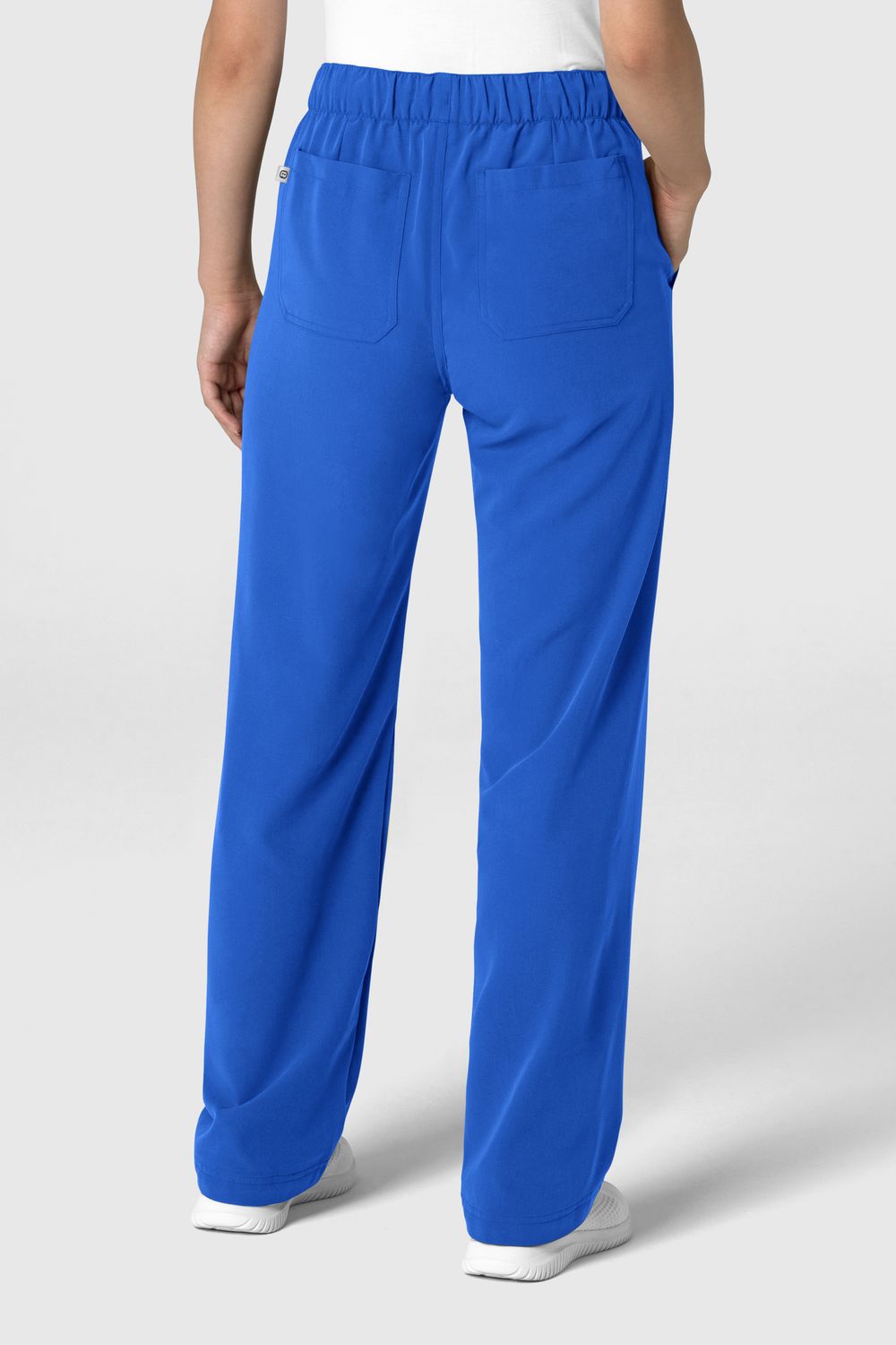 Pantalone donna 5232 con orlo allungato royal blue