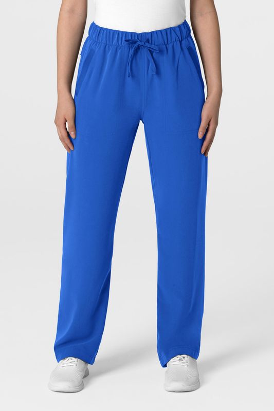 Pantalone donna 5232 con orlo allungato royal blue