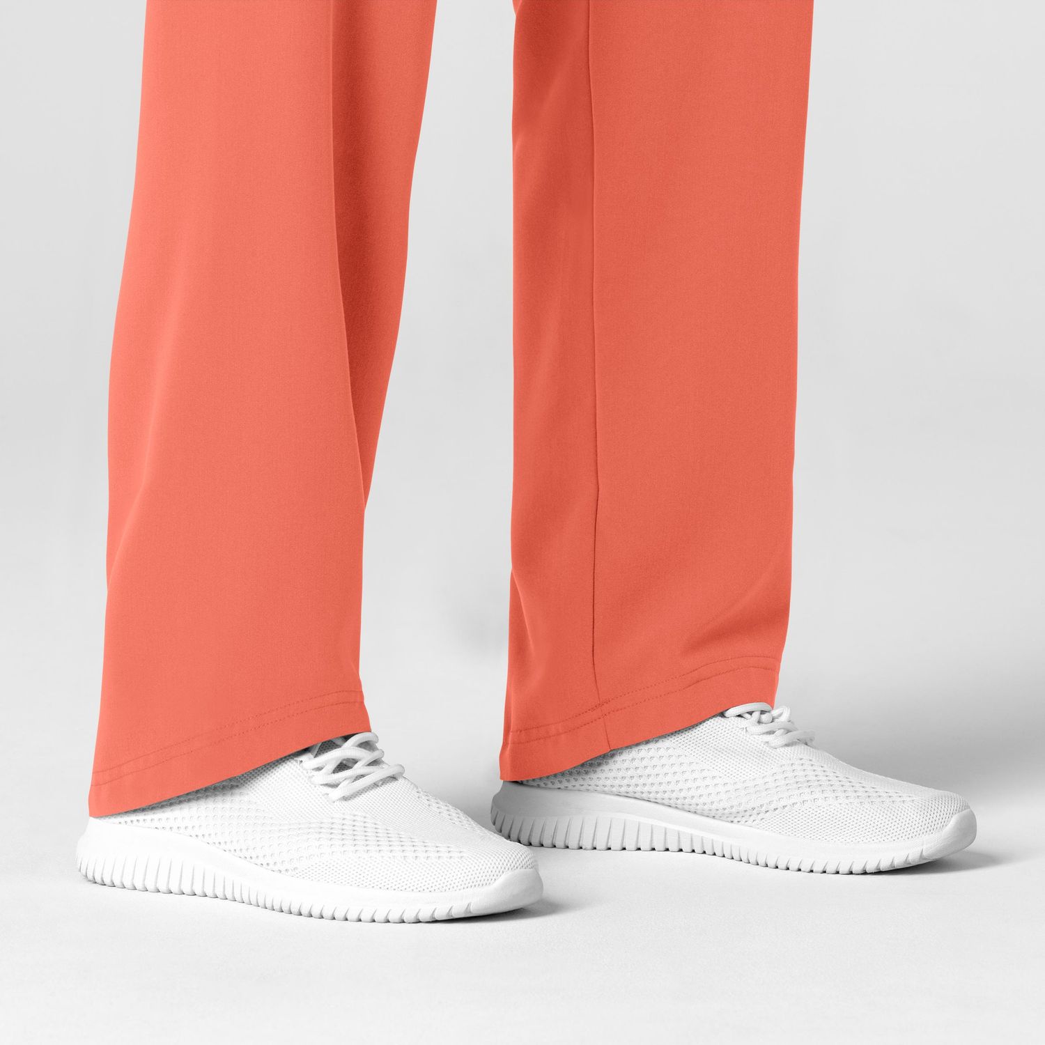 Pantalone donna 5232 con orlo allungato sugar coral